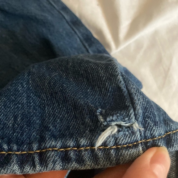 Levi’s 94 Baggy Jeans Size 26 Dark Wash Navy Blue - Picture 8 of 8